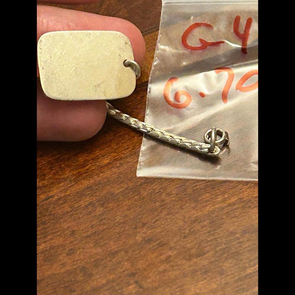 925 sterling silver vintage key holder or attachment